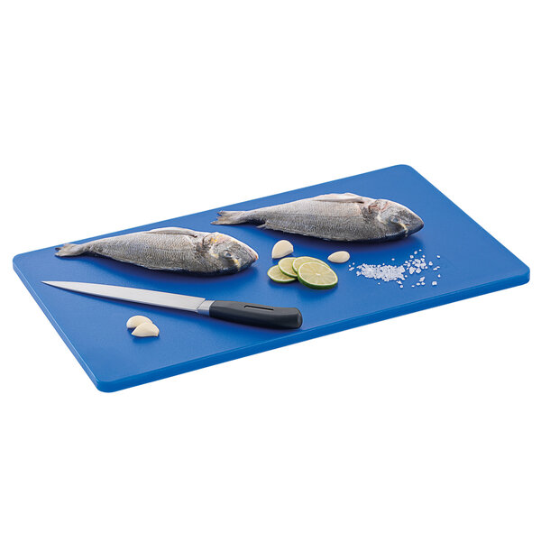 Snijplank | Easy | Polyethyleen | Blauw | 14mm | 530x325x14mm