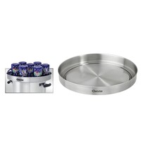 Bartscher Warmhouddeksel | Voor A200050 | RVS | Ø354mm | Randhoogte 40mm 