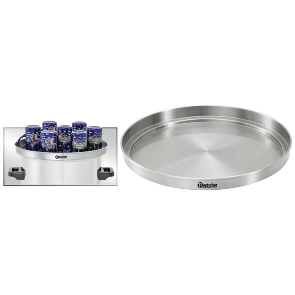 Warmhouddeksel | Voor 200057/A200052 | RVS | Ø400mm | Randhoogte 39mm