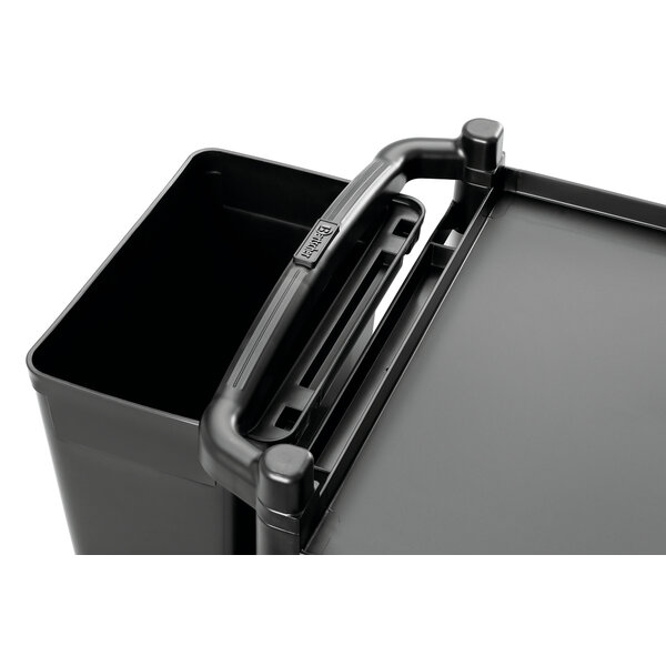 Afruimcontainer-Set | TSA300V | Kunststof | Zwart | Bestekbak 333x230x173mm | Afvalbak 343x230x440mm