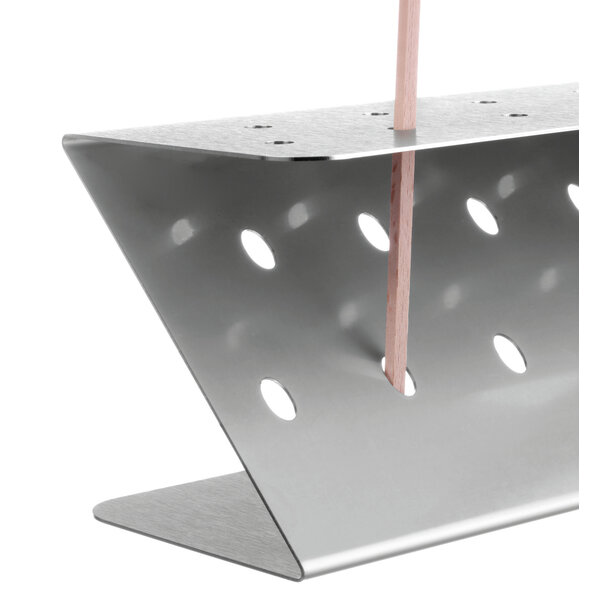 Houder Voor Lollywafels | Z14 | RVS | 14 Stuks | 2 Rijen | 7mm Perforatie | 40mm Gatafstand