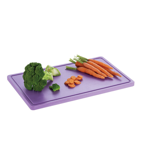Snijplank | PRO | Polyethyleen | 530x325x20mm | Lila | Sapgoot