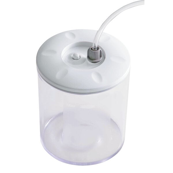 Vacuümcontainer | 1.5L | Kunststof | Transparant/Wit | Stapelbaar