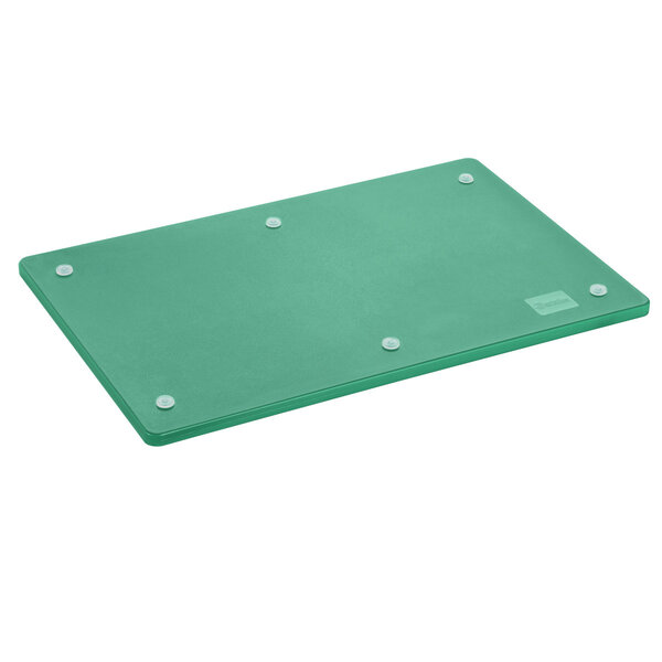Snijplank | Polyethyleen | Groen | 600x400x20mm | 6 Antislipvoeten
