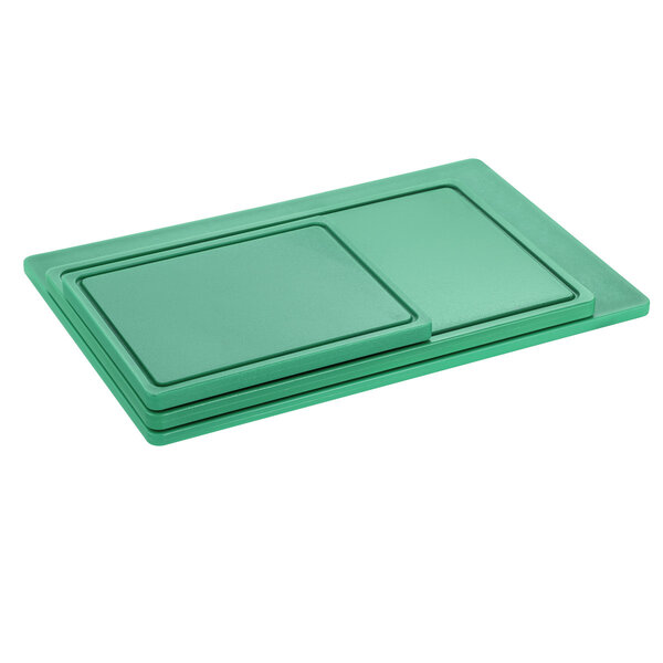 Snijplank | Polyethyleen | Groen | 600x400x20mm | 6 Antislipvoeten