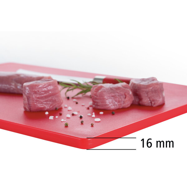 Snijplank | Polyethyleen | Rood | 600x400x20mm