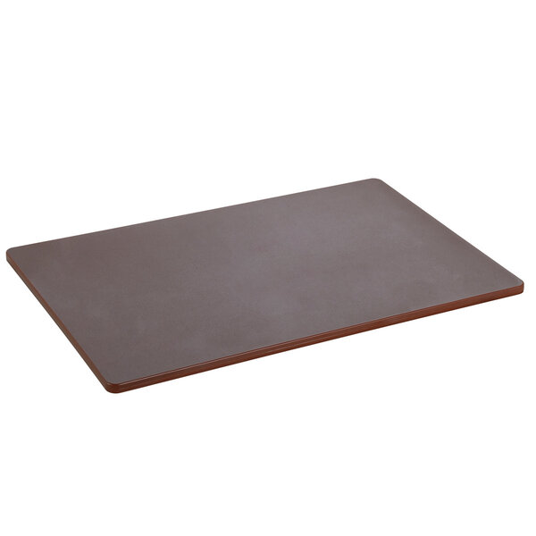 Snijplank | Polyethyleen | Bruin | 600x400x20mm
