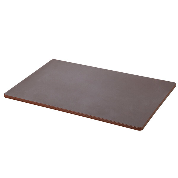Snijplank | Polyethyleen | Bruin | 600x400x20mm