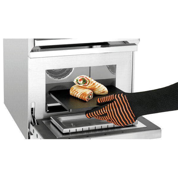 Grillhandschoenen | Aramide Met Siliconenprint | Hittebestendig Tot 500°C | 425mm | 1 Paar