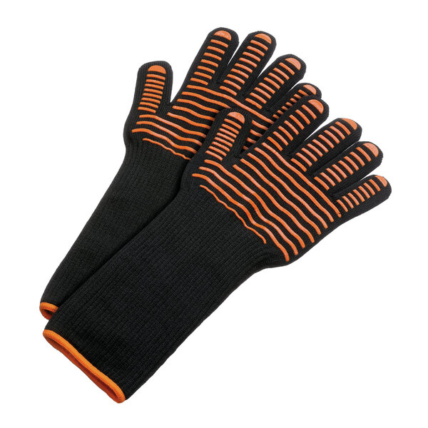 Grillhandschoenen | Aramide Met Siliconenprint | Hittebestendig Tot 500°C | 425mm | 1 Paar