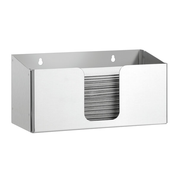 Papieren-Handdoekdispenser | ILZF20 | Wandmontage | RVS | Geschikt Voor Interfold-, Laag- En Zigzagvouw