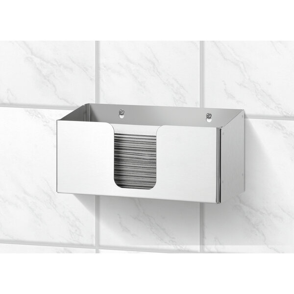Papieren-Handdoekdispenser | ILZF20 | Wandmontage | RVS | Geschikt Voor Interfold-, Laag- En Zigzagvouw