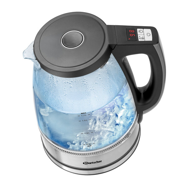 Waterkoker | 1.7LDGL | 1.7L | 6 Temperatuurniveaus | 40-100°C | 2200W/230V | Glazen Behuizing