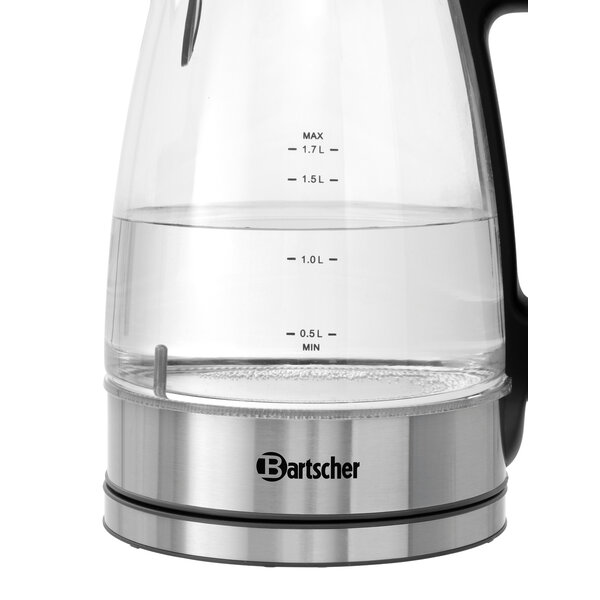 Waterkoker | 1.7LDGL | 1.7L | 6 Temperatuurniveaus | 40-100°C | 2200W/230V | Glazen Behuizing
