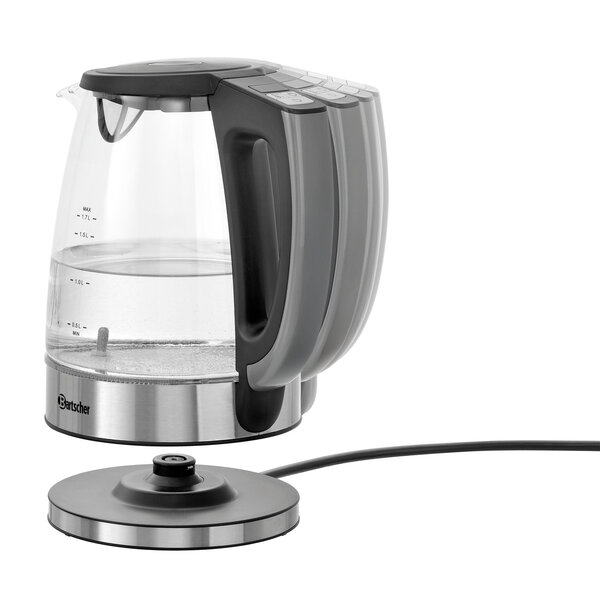 Waterkoker | 1.7LDGL | 1.7L | 6 Temperatuurniveaus | 40-100°C | 2200W/230V | Glazen Behuizing