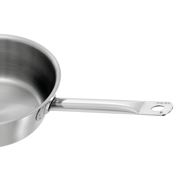 Braadpan | E180-D1 | Ø180x65mm | CNS 18/10 | Inductiegeschikt | Inclusief Deksel
