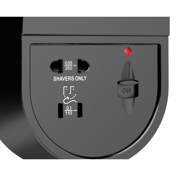 Hotelhaardroger | 1600SR | Wandmontage | 1600W | 230V | 3-Traps Luchtstroom | Koude Lucht | Scheerstopcontact 110/230V