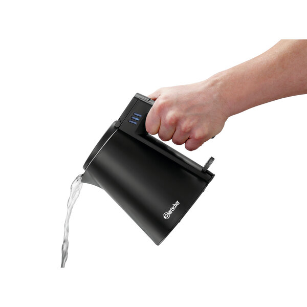 Waterkoker | 0.6L | 800W | 230V | Dubbelwandig | Zwart Mat