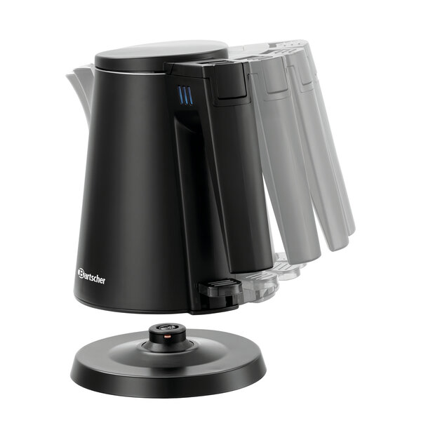 Waterkoker | 0.6L | 800W | 230V | Dubbelwandig | Zwart Mat