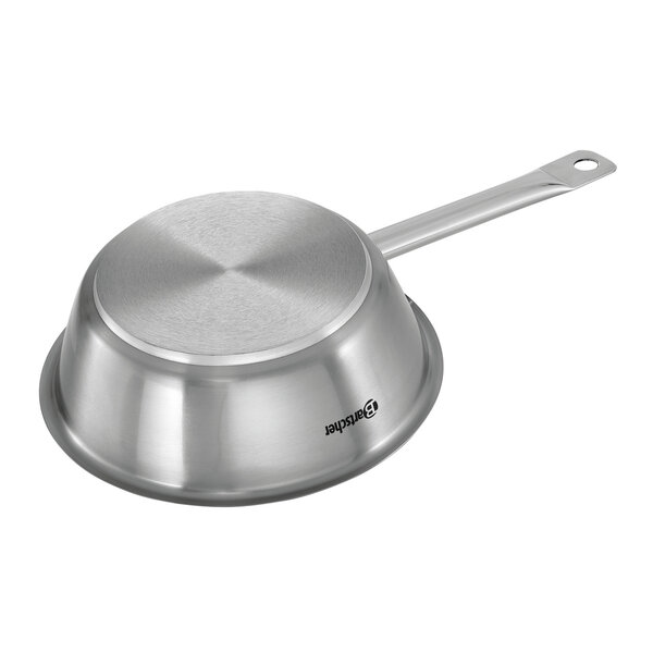 Braadpan | E200-D1 | Ø200mm | Hoogte 65mm | CNS 18/10 | Inductie | Drielaagse Sandwichbodem | Inclusief Deksel
