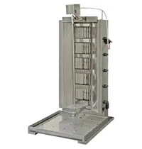 ElanGrill Dönergrill | Gas | 5 Branders | 15kW (5x 3kW) | Rotatiemotor Boven | 589x750x1294(h)mm 