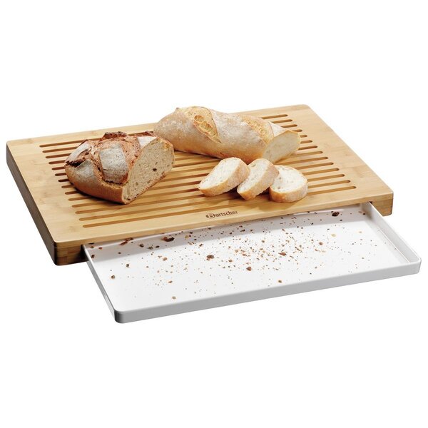 Broodsnijplank | KSM600 | Melamine Kruimelschaal | Houtoptiek, Wit