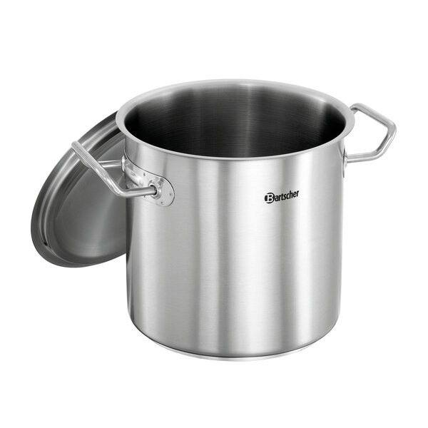 Kookpan | E6,1L-1 | 6.1L | CNS 18/10 | Geschikt Voor Inductie | Inclusief Deksel | Ø200mm | 3-Laagse Sandwichbodem