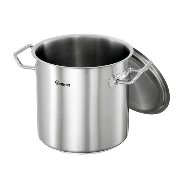 Kookpan | E6,1L-1 | 6.1L | CNS 18/10 | Geschikt Voor Inductie | Inclusief Deksel | Ø200mm | 3-Laagse Sandwichbodem