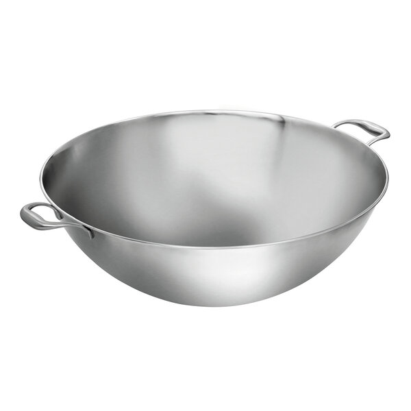 Wokpan | W510F | 22L | Ø510mm | RVS | Geschikt Voor Inductie | Vlakke Bodem