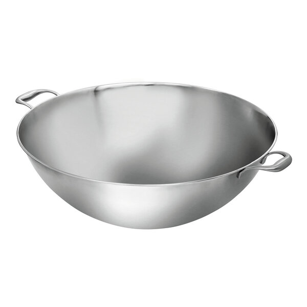Wokpan | W510F | 22L | Ø510mm | RVS | Geschikt Voor Inductie | Vlakke Bodem