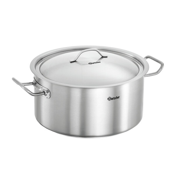 Kookpan | E10,4L-1 | 10.4L | CNS 18/10 | Geschikt Voor Inductie | Inclusief Deksel | Ø300mm | 3-Laagse Sandwichbodem