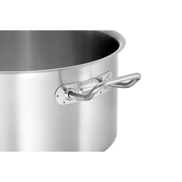 Kookpan | E10,4L-1 | 10.4L | CNS 18/10 | Geschikt Voor Inductie | Inclusief Deksel | Ø300mm | 3-Laagse Sandwichbodem