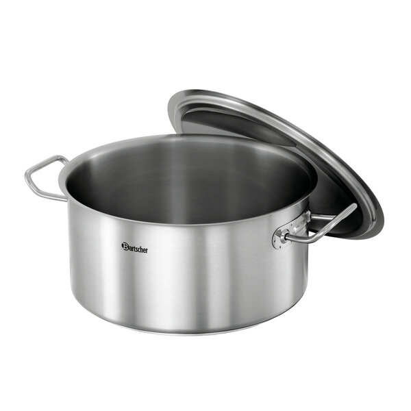 Kookpan | E10,4L-1 | 10.4L | CNS 18/10 | Geschikt Voor Inductie | Inclusief Deksel | Ø300mm | 3-Laagse Sandwichbodem