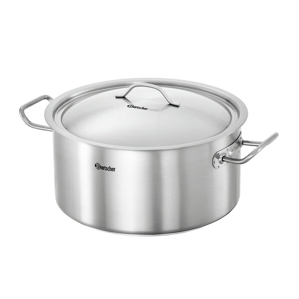 Kookpan | E10,4L-1 | 10.4L | CNS 18/10 | Geschikt Voor Inductie | Inclusief Deksel | Ø300mm | 3-Laagse Sandwichbodem