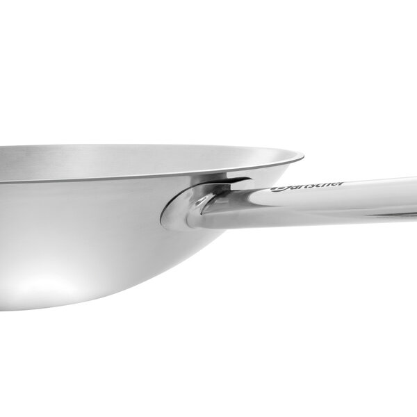 Wokpan | W385F | CNS 18/10 | 5.75L | Ø385mm | Inductiegeschikt | Drielaagse Sandwichbodem