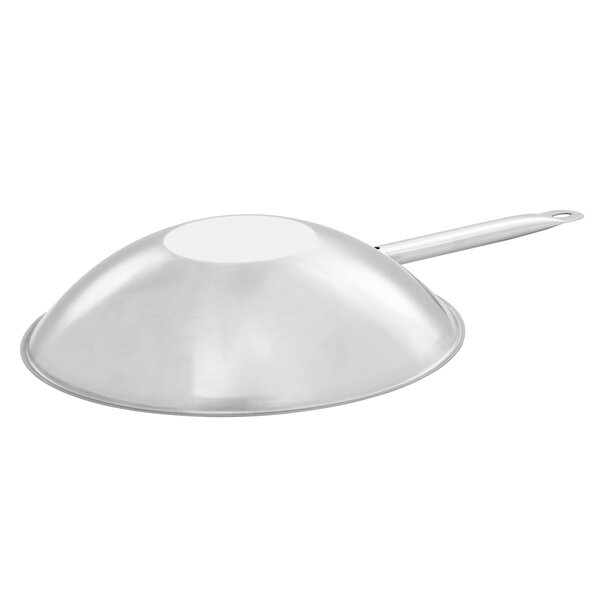 Wokpan | W385F | CNS 18/10 | 5.75L | Ø385mm | Inductiegeschikt | Drielaagse Sandwichbodem
