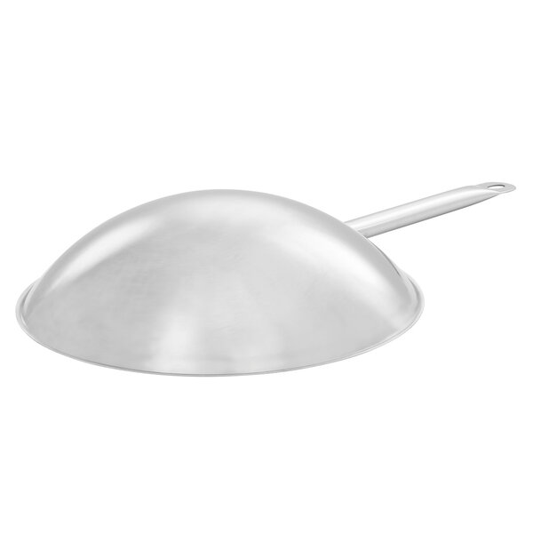 Wokpan | W385R | 6L | Inductiegeschikt | CNS 18/10 | Drielaagse Sandwichbodem | Ø385x100(h)mm