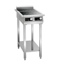 Bartscher Onderstel | 2P 3550-1 TCK | RVS | Onderste Schap | In Hoogte Verstelbare Voeten | Geschikt Voor Inductiekookplaten 2P 35-1 TCK En 2P 50-1 TCK