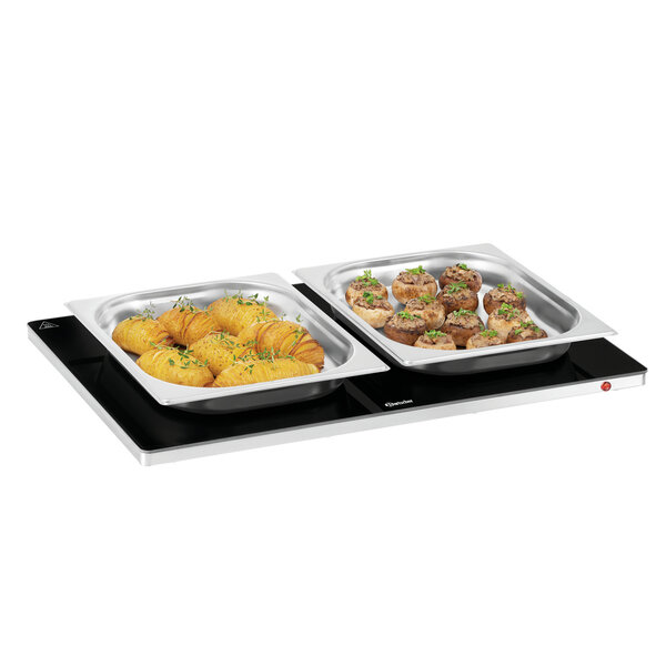 Warmhoudplaat | WP320S 1/1S | 1/1 GN | 320W | 230V | SCHOTT Gehard Glas