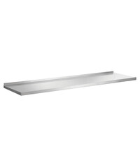 Bartscher Wandplank | 120kg Draagvermogen | In Hoogte Verstelbaar | Insteeksysteem | RVS | 1400x355x27mm
