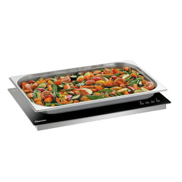 Warmhoudplaat | WP230S-EB 1/1S | 1/1 GN | 50/70/95°C | 230W | 230V | Tafel-/inbouwmodel