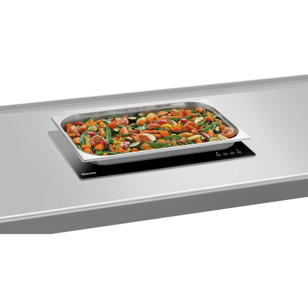 Warmhoudplaat | WP230S-EB 1/1S | 1/1 GN | 50/70/95°C | 230W | 230V | Tafel-/inbouwmodel