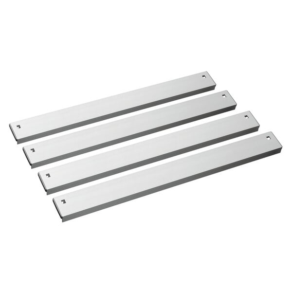 Set Verbindingslijsten | Kit 560 | Voor Schappensysteem Kit 2 | Aluminium, Set Van 4 | 35x565x55mm