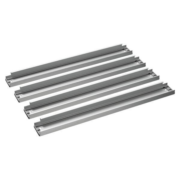Set Verbindingslijsten | Kit 560 | Voor Schappensysteem Kit 2 | Aluminium, Set Van 4 | 35x565x55mm
