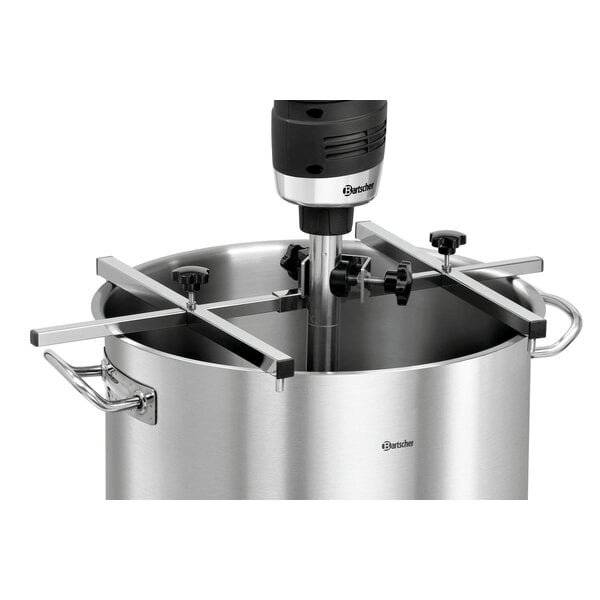 Staafmixerhouder | STMS 1000 | RVS | Voor Mengstang Tot 42mm | Voor Pannen Ø400-690mm | Verstelbare Positie En Hoek