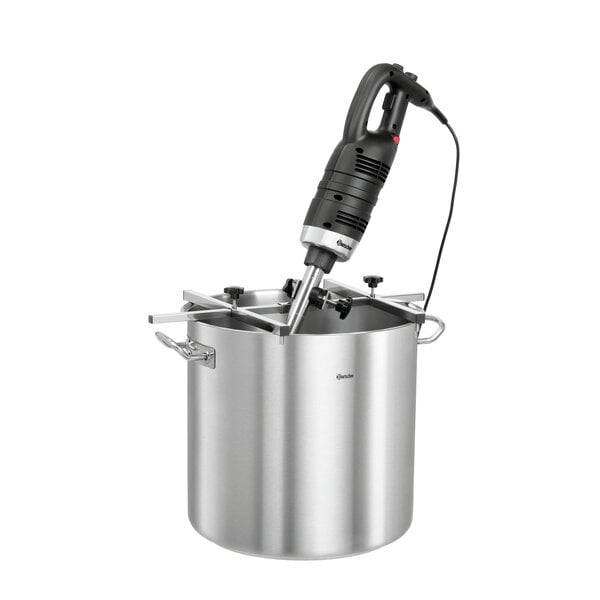 Staafmixerhouder | STMS 1000 | RVS | Voor Mengstang Tot 42mm | Voor Pannen Ø400-690mm | Verstelbare Positie En Hoek