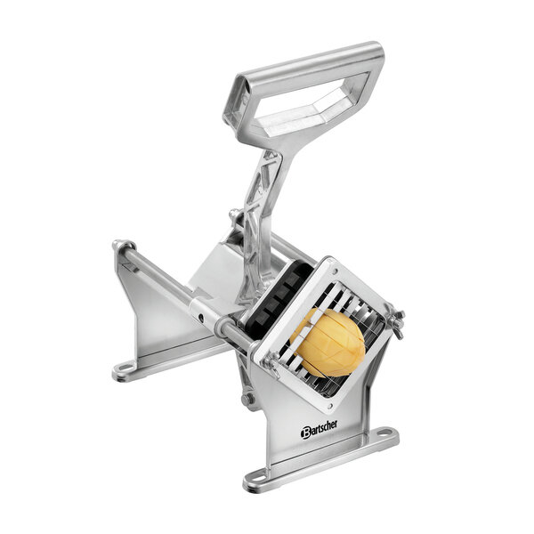 Aardappelsnijder | 3010 | 4 Snij-inzetstukken: 6mm, 9mm, 13mm En Aardappelpartjes | RVS | Tafel- Of Wandmontage