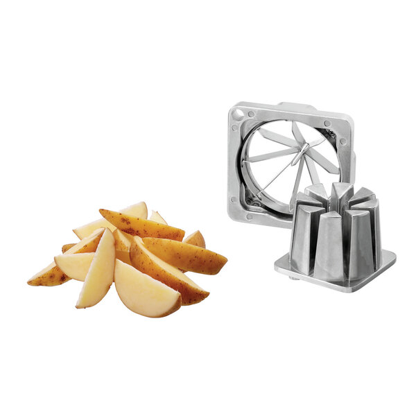 Aardappelsnijder | 3010 | 4 Snij-inzetstukken: 6mm, 9mm, 13mm En Aardappelpartjes | RVS | Tafel- Of Wandmontage