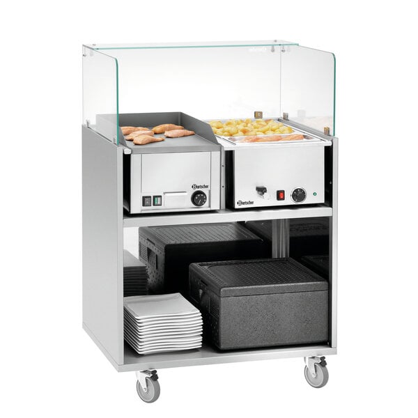 Inlegbodem | M3 Snackpoint 200 | RVS | Uitsparing Voor GDP 320E-G 330x550mm | Uitsparing Voor Bain-Marie 1/1 GN, 150mm 345x545mm | Ventilatiegaten