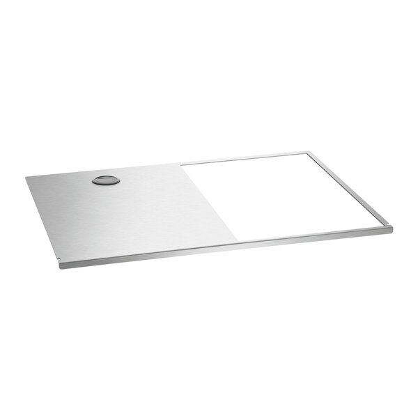 Inlegbodem | M6 Snackpoint 200 | RVS | Uitsparing Voor Bain-Marie 1/1 GN 150mm | Kabelgoot | Opstelvlak 375x575mm